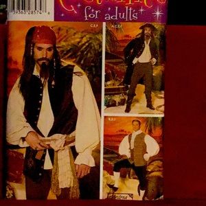 Pirates Renaissance Costume Pattern size L, XL